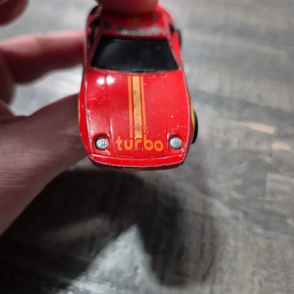 Vintage Hot Wheels P-928 Red 928 Turbo Porsche Mattel Inc 1982 Made in Hong Kong